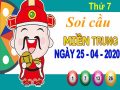 Thống kê XSMT ngày 25/4/2020 – Phân tích KQ xổ số miền Trung thứ 7