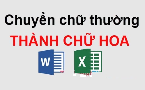 Chuyển chữ thường sang in hoa đơn giản