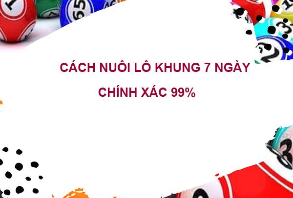 Các nuôi số khung 7 ngày - Đơn giản mà hiệu quả cao