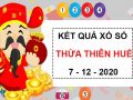 Thống kê kết quả XSTTH thứ 2 ngày 7/12/2020