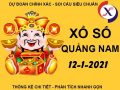 Thống kê sổ xố Quảng Nam thứ 3 ngày 12/1/2021