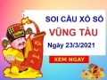 Thống kê XSVT ngày 23/3/2021 chốt cầu bạch thủ xổ số Vũng Tàu