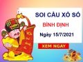 Thống kê XSBDI ngày 15/7/2021 – Thống kê xổ số Bình Định thứ 5