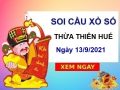 Thống kê XSTTH ngày 13/9/2021 chốt KQ Huế thứ 2