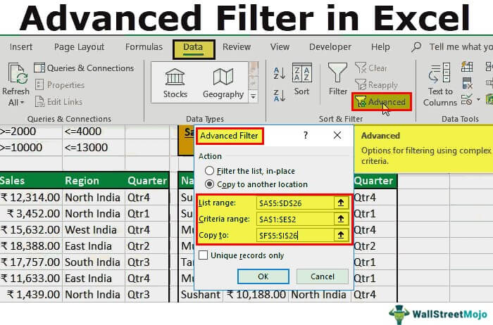 Lọc Trùng 2 Cột Trong Excel Với Advanced Filter