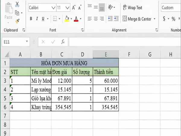 Cách bỏ dấu chấm trong excel mà không phải ai cũng biết